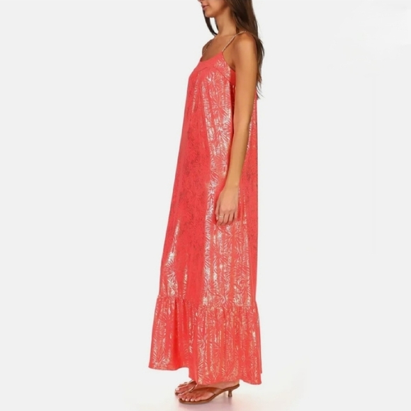 Michael Kors Sangria Maxi Chain Dress - Picture 2 of 6